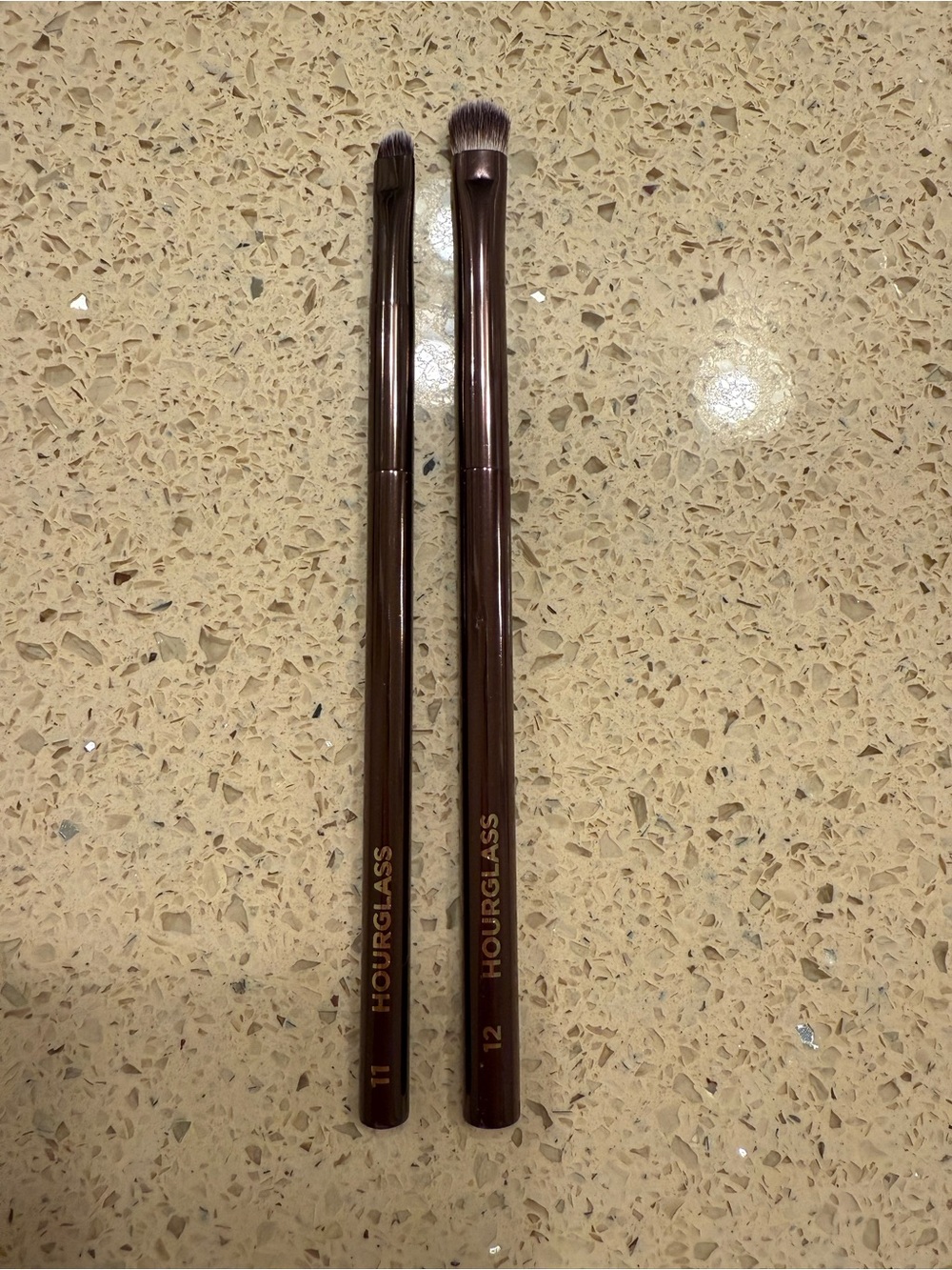 Hourglass eyeshadow brushes in 11 and 12 set of 2